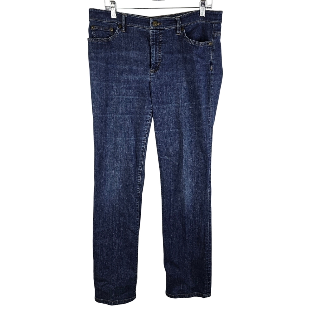 Lauren Ralph Lauren Jeans Co. Women's Straight Leg Med. Wash Jeans Size 14
